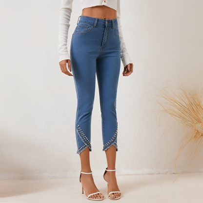 Women's Summer New High Waist Slimming Stretch Denim - Image 2