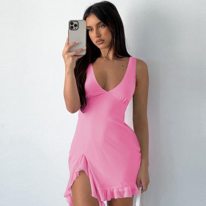 Pure Color Hot Girl Skirt Pure Desire Style European And American Women - Image 9