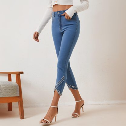 Women's Summer New High Waist Slimming Stretch Denim - Image 6
