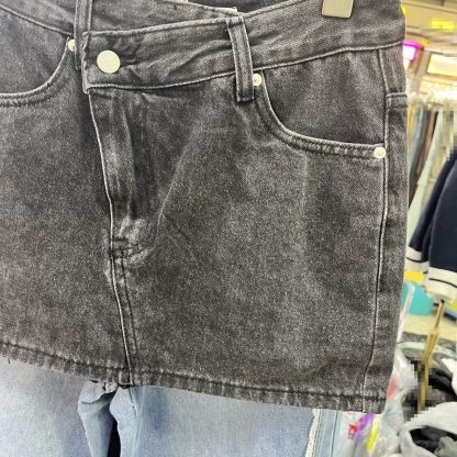 Slim Fit Slimming Versatile High Waist Simple Hot Girl Denim Skirt - Image 4