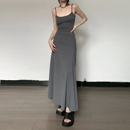 Female Summer Hot Girl Slim Fit Long Dress - Image 3