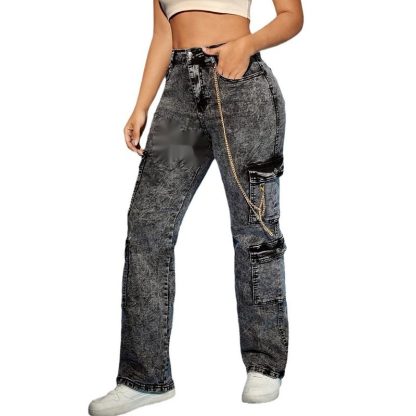 Fashion High Elasticity Multi-pocket Cargo Pants - Image 4