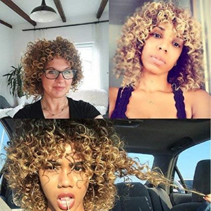 Short Curly Hair African Small Curly Ladies Afro Chemical Fiber Headgear - Image 2
