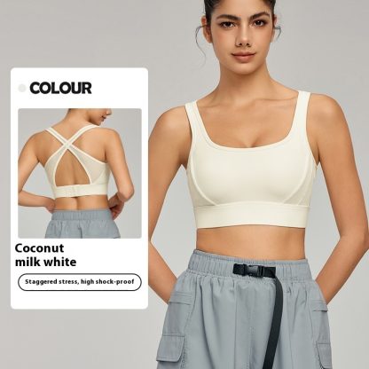 Shockproof Fixing Cup Cross Beauty Back Yoga Clothes Vest - Image 7