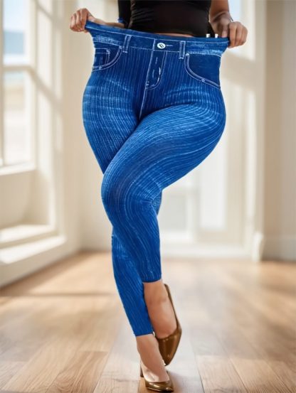 Ladies' Solid-colored Jeans - Image 4