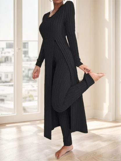 Ladies' Solid-color Long-sleeved Suit - Image 2