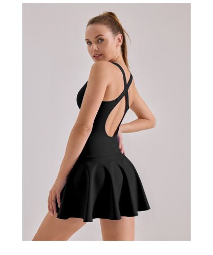 High-elasticity Summer New Dress, Nude Sensation, Anti-exposure Sports Dress - Image 10