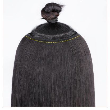 U-shaped One Piece Invisible And Seamless Wig Piece - Image 4