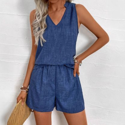 Sleeveless Vest Casual Shorts Fashion Suit - Image 5