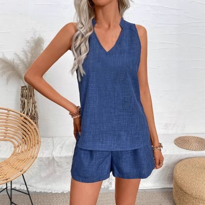 Sleeveless Vest Casual Shorts Fashion Suit - Image 3