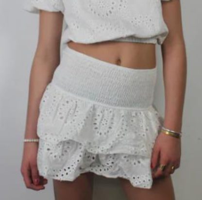 Women's Skirt Pleated Ruffle Print - Image 8