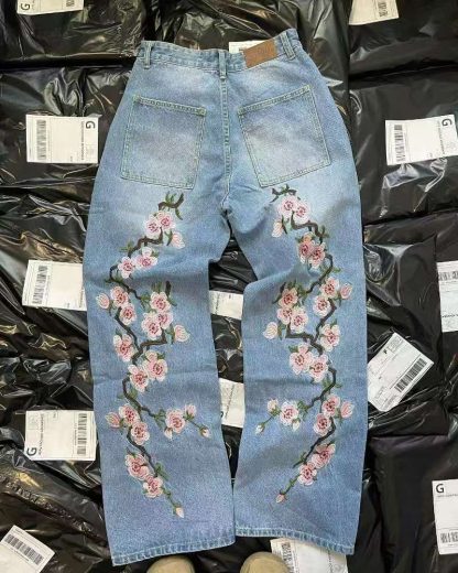 American Retro Washed Summer New Casual Loose Trousers - Image 7
