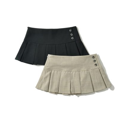 Women's Low Waist Pleated Skirt - Image 4
