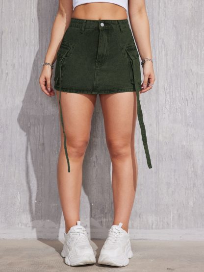Fashion Personality All-matching Jeans Short Skirt For Women - Image 6