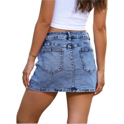 Casual Versatile High-grade Denim Skirt - Image 5