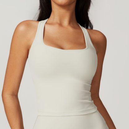 Women's Brushed H-shaped Beauty Back Sports Vest - Image 6