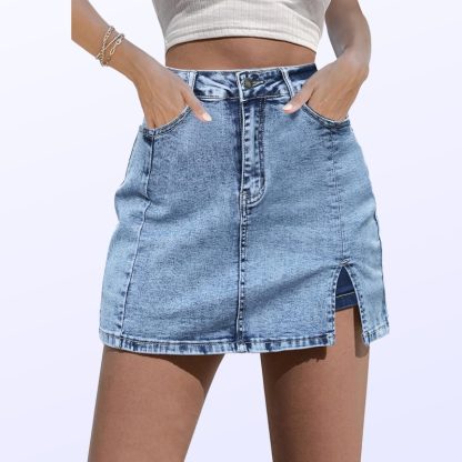 Casual Versatile High-grade Denim Skirt - Image 7