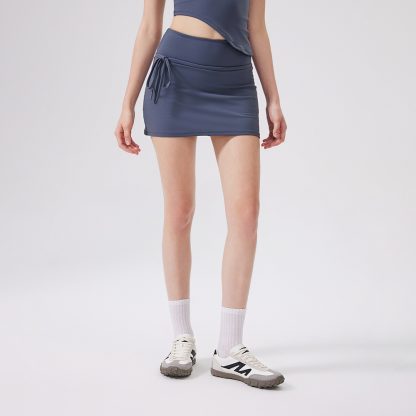 Women's Simple A- Line High Waist Running Sports Skirt - Image 3