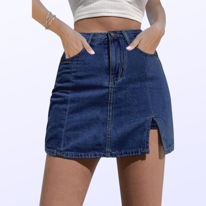 Casual Versatile High-grade Denim Skirt - Image 10