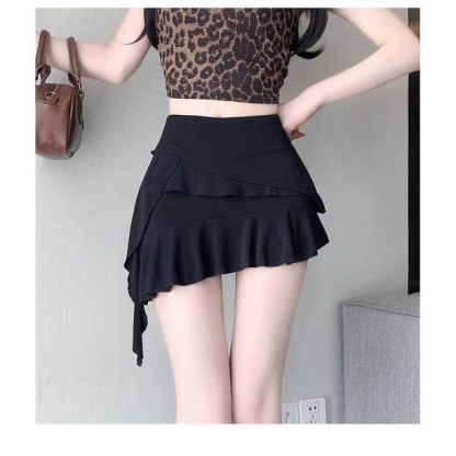 Women's Versatile Design Irregular Ribbon Skirt - Image 8