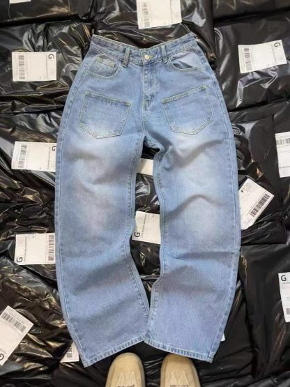 American Retro Washed Summer New Casual Loose Trousers - Image 2