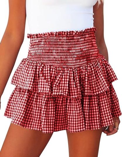 Cake Plaid Fashion Skirt - Image 6