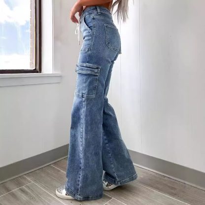 Fashion Casual New Style Straight Jeans For Women - Image 3