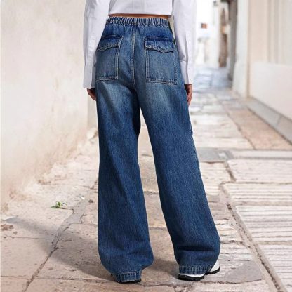 European And American Loose Jeans For Women - Image 4