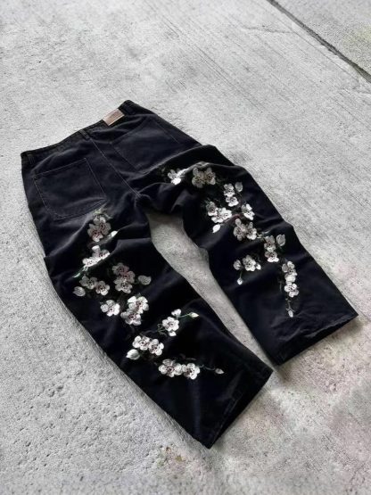 American Retro Washed Summer New Casual Loose Trousers - Image 5