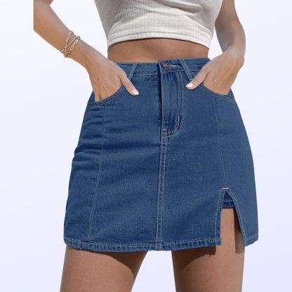 Casual Versatile High-grade Denim Skirt - Image 8
