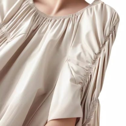 Super Hot Black White Pleated Midi Skirt - Image 3