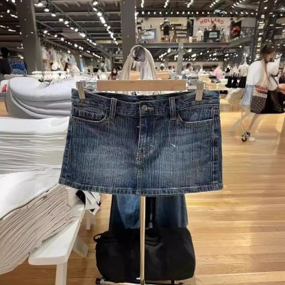 A- Line Slim Design Sense Niche High Waist Slim-fit Skirt - Image 4