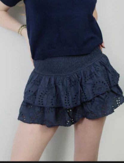 Women's Skirt Pleated Ruffle Print - Image 7
