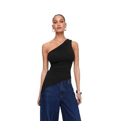 Women's Irregular Slit Design High-grade Top - Image 10