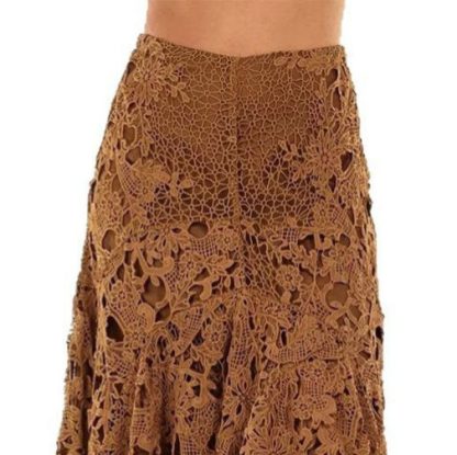 Women's Hollow Vacation Style Lace Beach Skirt - Image 3