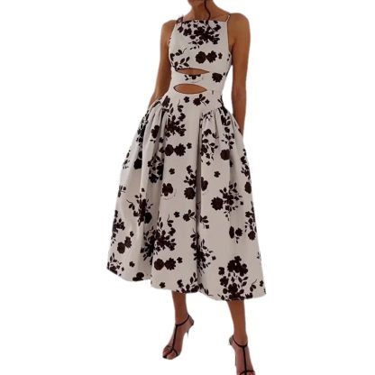 Fashion Sexy Sling Loose Long Dress - Image 5