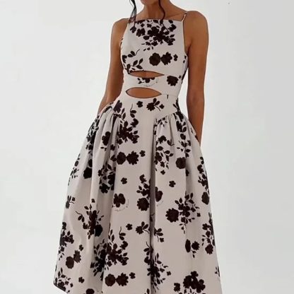 Fashion Sexy Sling Loose Long Dress - Image 3