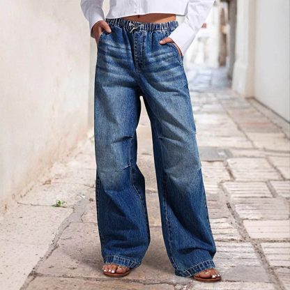 European And American Loose Jeans For Women - Image 2