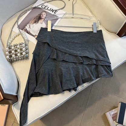Women's Versatile Design Irregular Ribbon Skirt - Image 3