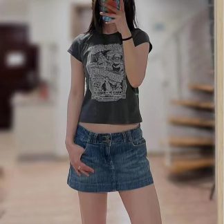 A- Line Slim Design Sense Niche High Waist Slim-fit Skirt