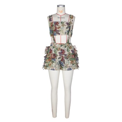 Women's Clothing Street Retro Flower Court Suit - Image 5