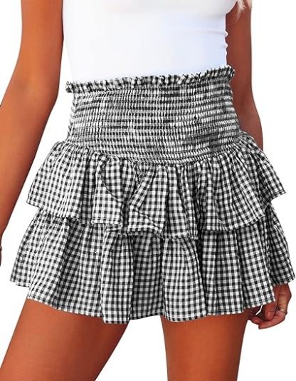 Cake Plaid Fashion Skirt - Image 7