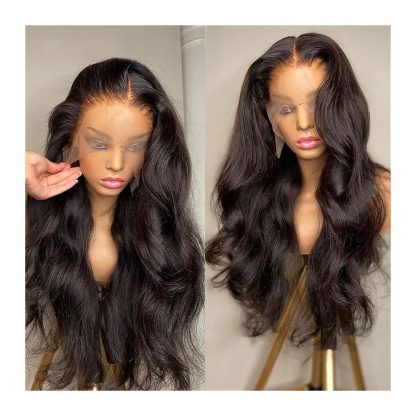 Women's Long Curly Hair Big Wave Wigs Chemical Fiber Full-head Wig - Image 3