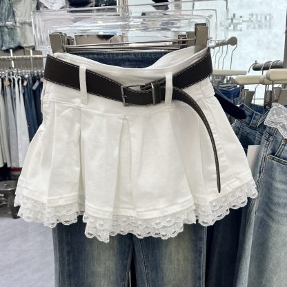 Design Lace Stitching Skirt - Image 4