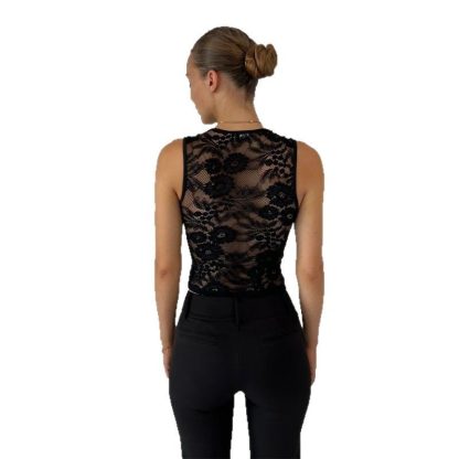 Sexy Suspenders Backless Lace Vest Top - Image 5