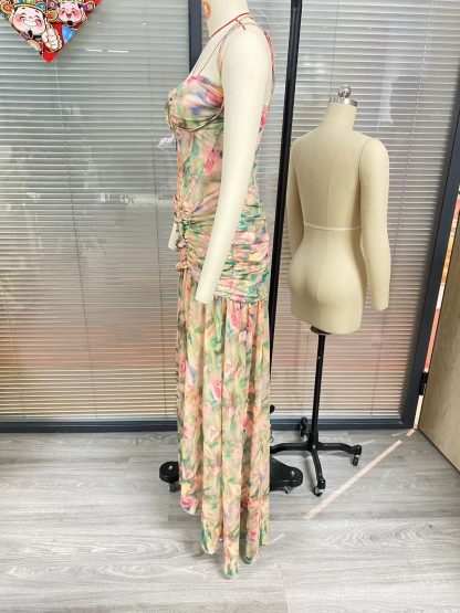 Hot Girl Print Holiday Casual Dress - Image 5