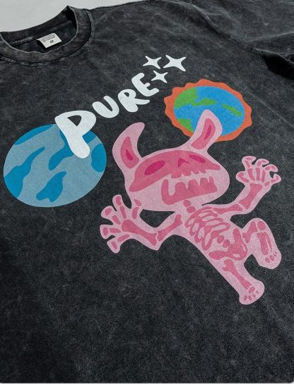 Washed Old Children Hip-hop Short Sleeve - Image 6