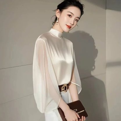Temperament Shirt Senior Sense Light Luxury Shirt - Image 3