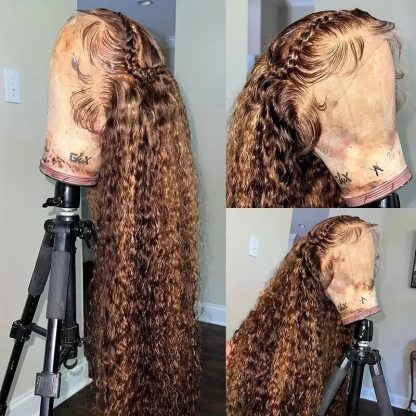 Small Volume Wound Tube Afro Long Curly Wig - Image 2