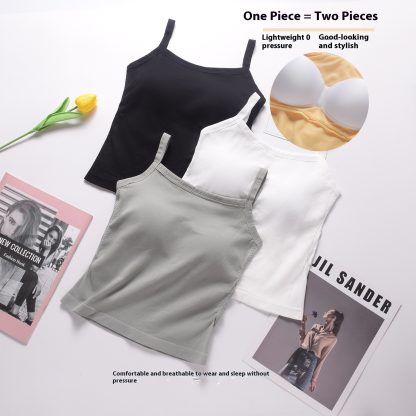 Vest With Chest Pad Slim Fit Short Underwear - Image 2